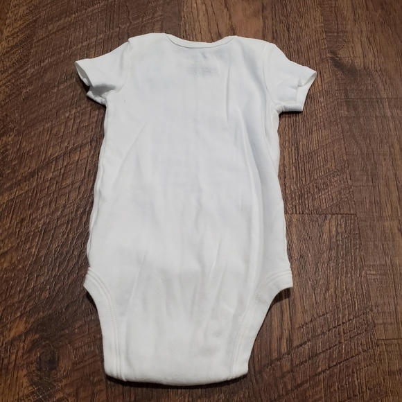 Carters 4 Baby Girl Cotton Bodysuit Polka Dot White Blue Purple Yellow Casual 6M - Picture 9 of 11